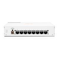 Switch hpe aruba r8r46a instant on 1430 con 8 puertos poe clase 4 rj45 10/100/1000 mbps no administrable