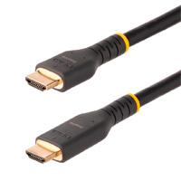 Cable hdmi de 10m activo - hdmi 2.0 4k 60hz uhd - resistente - con fibra de aramida - cable hdmi de alta velocidad con ethernet - startech.com mod. rh2a-10m-hdmi-cable