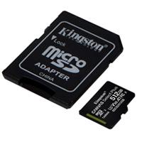 Memoria kingston micro sd canvas select plus 512gb uhs-i clase 10 c/adaptador (sdcs2/512gb)