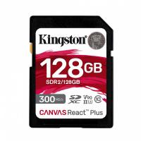 Memoria flash sd kingston sdxc canvas react plus 128gb 300r uhs-ii v90(sdr/128gb)