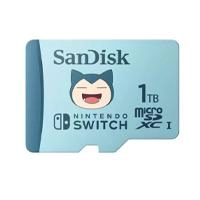 Memoria sandisk micro sdxc 1tb nintendo switch pokemon snorlax 100mb/s 4k u3 v30 sdsqxao-1t00-gn6zk