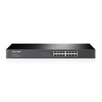 Switch |tp-link | tl-sg1016 | gigabit ethernet | 10/100/1000mbps | 16 puertos | para rack | 19 pulgadas | no administrable