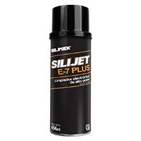 Lubricante limpiador repelente al polvo dielctrico en aerosol silijet e7 plus alto poder silimex 454 ml desintegra grasa y cochambre