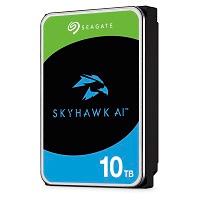 Disco duro interno seagate skyhawk ai 10tb 3.5 escritorio sata3 6gb/s 256mb 7200rpm video vigilancia ai 24x7 nvr 1-16 bahias 1-64 cam