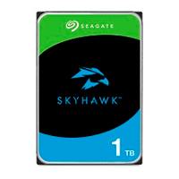 Disco duro interno seagate skyhawk 1tb 3.5 escritorio sata3 6gb/s 256mb 5400rpm video vigilancia 24x7 dvr y nvr 1-8 bahias 1-64 cam