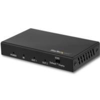 Splitter hdmi de 2 puertos hdr 4k 60hz - divisor hdmi 1 entrada 2 salidas - splitter hdmi 2 salidas - divisor de puertos hdmi - startech.com mod. st122hd202