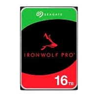 Disco duro interno seagate ironwolf pro 16tb 3.5 escritorio sata3 6gb/s 256mb 7200rpm 24x7 hot-plug nas sin limite de bahias