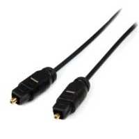 Cable de 3m toslink audio digital optico spdif delgado - negro - startech.com mod. thintos10