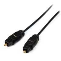 Cable 4.5m toslink de audio digital optico spdif delgado - negro - startech.com mod. thintos15