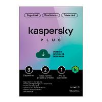 Esd kaspersky plus (internet security) / 3 dispositivos / 2 cuentas kpm / 1 año