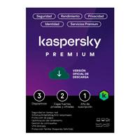 Esd kaspersky premium (total security) / 3 dispositivos / 2 cuentas kpm / 1 año