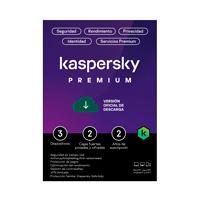 Esd kaspersky premium (total security) / 3 dispositivos / 2 cuentas kpm / 2 años