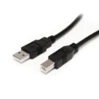 Cable usb activo de 9m para impresora - 1x usb a macho - 1x usb b macho - adaptador negro - startech.com mod. usb2hab30ac