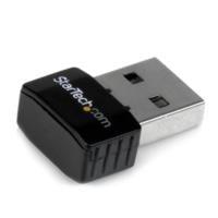 Mini adaptador de red inalámbrico usb 2.0 a wireless n de 300 mbps - nic wifi externo 802.11n 2t2r - startech.com mod. usb300wn2x2c