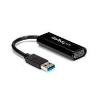 Adaptador de video externo - convertidor usb 3.0 a vga - cable compacto - 1920x1200 / 1080p - solo windows - startech.com mod. usb32vgaes