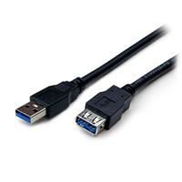 Cable de 1.8m de extension alargador pasivo usb 3.0 superspeed - macho a hembra usb a - extensor - negro - startech.com mod. usb3sext6bk