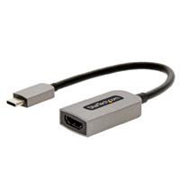 Adaptador usb c a hdmi de video 4k 60hz - hdr10 - conversor tipo llave usb tipo c a hdmi 2.0b dongle - usbc con modo alt de dp a monitor tv o proyector - startech.com mod. usbc-hdmi-cdp2hd4k60