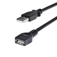 Cable de 1.8m de extension usb 2.0 de alta velocidad hi speed - macho a hembra usb a - extensor - negro - startech.com mod. usbextaa6bk