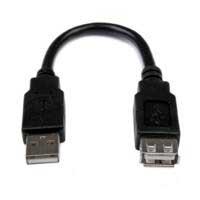 Cable de 15cm de extension usb 2.0 - macho a hembra usb-a - extensor - startech.com mod. usbextaa6in