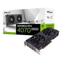 Tarjeta de video pny geoforce rtx 4070 super dual fan oc / 12gb gddr6 / dp 1.4a / hdmi 2.1 / pcie 4.0 x16 / gama alta / gamer