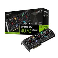 Tarjeta de video pny geoforce rtx 4070 super verto triple fan xlr8 argb oc / 12gb gddr6 / dp 1.4a / hdmi 2.1 / pcie 4.0 x16 / gama alta / gamer