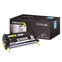 Toner laser lexmark color amarillo / rendimiento estandar / x560a2yg / hasta 4,000 paginas / 5 de cobertura / para modelos x560