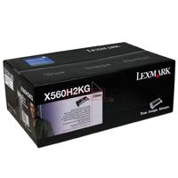 Toner laser lexmark color negro/ alto rendimiento / x560h2kg / hasta 10,000 paginas / 5% de cobertura / para modelos: x560