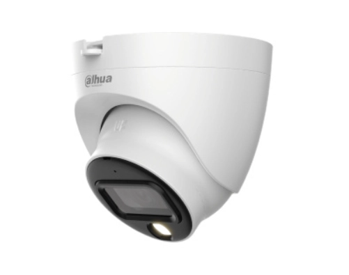 Dahua dh-hac-hdw1239tlqn-a-led-0280b-s3 - cámara domo de 2 megapixeles ofrece video full color con lente de 2.8 mm, wdr de 130 db, visión de 107°, micrófono integrado, y 30 m de iluminación led; ip67, fácil de instalar.