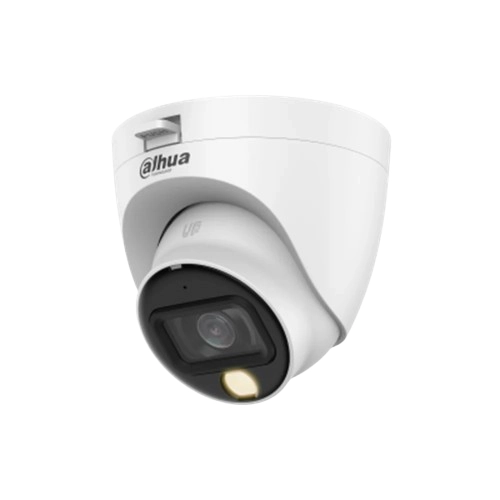Dahua hac-hdw1801tlq-il-a - cámara domo 4k iluminador dual con 8 mp, lente de 2.8 mm, ángulo de visión de 106°, ir de 20 m, wdr real de 120 db, iluminación dual y micrófono integrado. ideal para monitoreo en cualquier condición