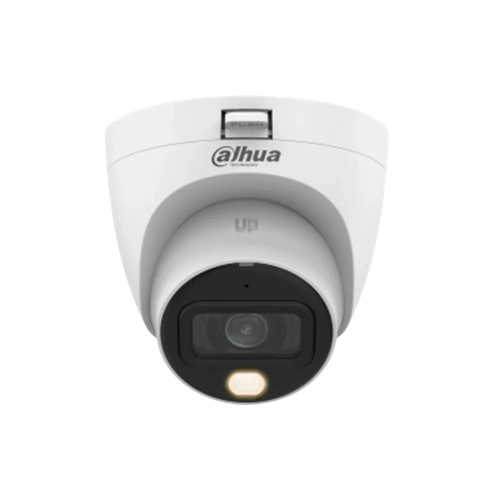 Dahua hac-hdw1801tlq-il-a - cámara domo 4k iluminador dual con 8 mp, lente de 2.8 mm, ángulo de visión de 106°, ir de 20 m, wdr real de 120 db, iluminación dual y micrófono integrado. ideal para monitoreo en cualquier condición