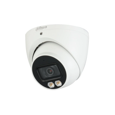 Dahua hac-hdw1809t-a-led - camara domo eyeball 4k full color 8 megapixeles lente de 2.8 mm 106 grados de apertura microfono integrado 40 metros de iluminación imagen a color 247 super adapt wdr de 120 db