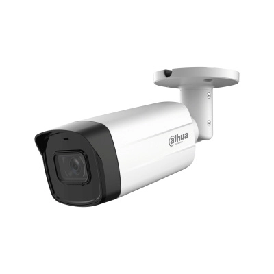 Dahua hac-hfw1801tm-i8 - camara bullet 4k 8 megapixeles super adapt lente de 2.8 mm 106 grados de apertura ir de 80 metros wdr real de 120 db metalica soporta cvitviahdcvbs  ip67
