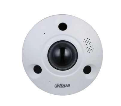 Dahua  dh-ipc-ebw8842p-as cámara ip fisheye 8 mp wizmind ir 10 mts 1.85mm mapa de calor conteo de personas h.265+  e&s alarma y audio ranura para microsd altavoz poe ip67 ik10
