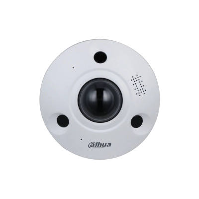 Dahua dh-ipc-ebw8842-as-ivc cámara ip domo fisheye antivandálica 4k 8 megapíxeles visión 360 grados h265+ audio heat map poe+ heat map conteo de personas ranura microsd ip67 ik10