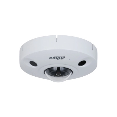 Dahua dh-ipc-ebw8842-as-ivc cámara ip domo fisheye antivandálica 4k 8 megapíxeles visión 360 grados h265+ audio heat map poe+ heat map conteo de personas ranura microsd ip67 ik10