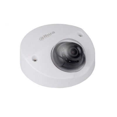 Dahua ipc-hdbw3231fn-m - cámara ip domo antivandálica de 2 mp, lente de 2.8mm, 110° de apertura, micrófono integrado, codificación h.264 y h.265, ir de 23 metros, wdr real, ip67, ik10, poe