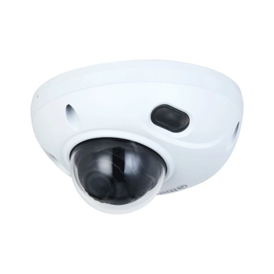 Dahua ipc-hdbw3241f-as-s2 - cámara ip domo antivandálica de 2mp con lente de 2.8mm y 107° de apertura. cuenta con wizsense, visión nocturna de 30m, micrófono integrado, smd 4.0, ai ssa, ip67, poe, ik10, wdr real, y es de alarmas y audio.