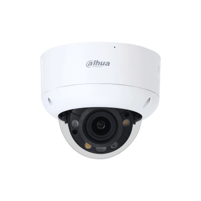 Dahua ipc-hdbw3849r1p-zas-pv - cámara ip domo de 8 mp, con iluminadores duales hasta 40 m, tecnología tioc y wizsense, lente motorizado de 2.7-13.5 mm, audio bidireccional, 1 entradasalida de alarma y audio, compatible con quick pick en nvr con ia.