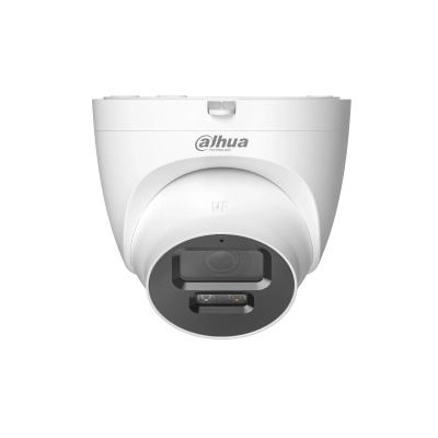 Dahua ipc-hdw2249t-s-pv - cámara domo ip de 2mp iluminador dual inteligente lente 2.8 disuasión activa smd plus protección perimetral incorpora micrófono y bocina led ir incorporado y luz cálida 30m poe ip67 ik10 antivandálica ranura micro sd.