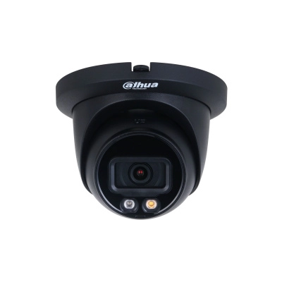 Dahua dh-ipc-hdw5449tm-se-led-0280b - cámara ip domo fullcolor 4mp, lente de 2.8mm (135°), h.265, acupick, wiz mind, alcance de 30m, micrófono integrado, detección facial, protección perimetral, conteo de personas, ranura micro sd, epoe, ip67, smd 3.0.
