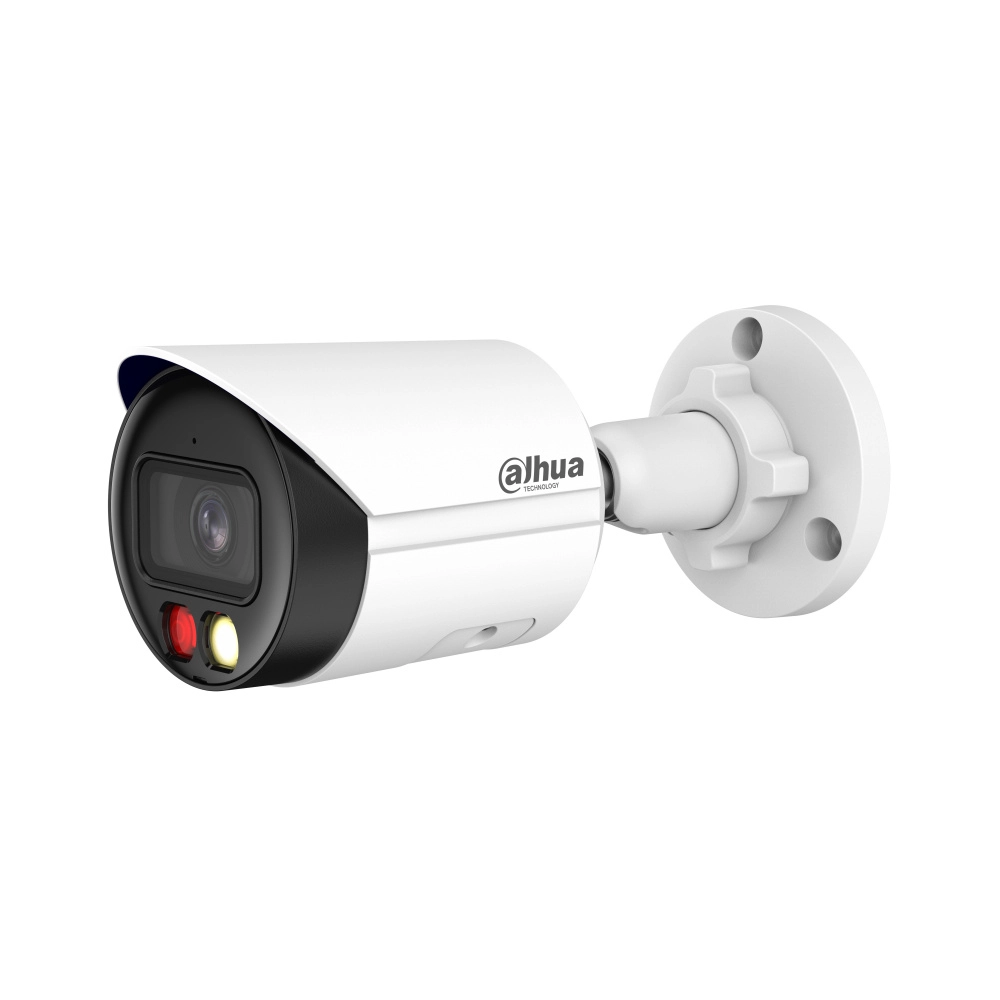 Dahua ipc-hfw2649sp-s-il - cámara ip bullet de 6 megapíxeles lente 2.8mm 112 grados de apertura wizsense 30 metros de ir y luz visiblemicrófono integrado ip67 poe ranura micro sd protección perimetral