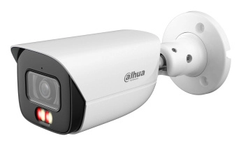 Dahua dh-ipc-hfw3449e-as-il - cámara ip bullet de 4 megapíxeles con iailuminador dual wizsense lente de 2.8mm 107 grados de apertura microfono integrado ir de 50 metros 1 e&s de alarmas y audio smd 4.0