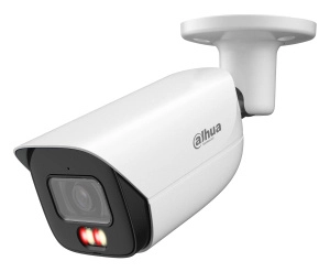 Dahua dh-ipc-hfw3449e-as-il - cámara ip bullet de 4 megapíxeles con iailuminador dual wizsense lente de 2.8mm 107 grados de apertura microfono integrado ir de 50 metros 1 e&s de alarmas y audio smd 4.0