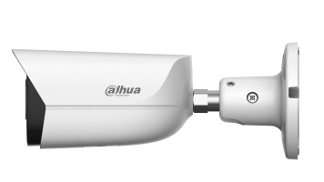 Dahua dh-ipc-hfw3449e-as-il - cámara ip bullet de 4 megapíxeles con iailuminador dual wizsense lente de 2.8mm 107 grados de apertura microfono integrado ir de 50 metros 1 e&s de alarmas y audio smd 4.0