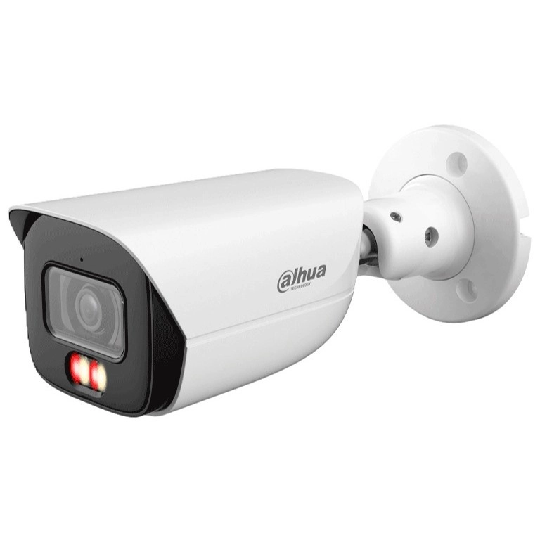 Dahua dh-ipc-hfw3449e-s-il - camara ip bullet de 4 megapixeles con iluminador dual wizsense lente de 2.8mm 107 grados de apertura microfono integrado ir de 50 metros smd 4.0 acupick ai ssa wdr real ip67 ranura para microsd poe
