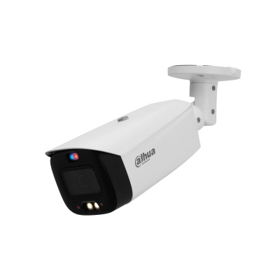 Camara ip/ dahua/ ipc-hfw3449t1-as-pv-v2/ bullet 4mp ofrece tioc, wizsense, acupick, iluminador dual, disuasion activa, lente 3.6mm, asi como sirena y estrobo azul y rojo, smd 4.0 y proteccion ip67.