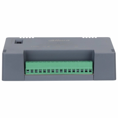 Dahua dh-pfm344d-8ch-us - fuente de poder con distribuidor para 8 canales12 vcd 4 amperes voltaje de salida ajustable de 12, 13.5 y hasta 15 vdc protección de voltaje protección contra fuego v-0 certificación fcc