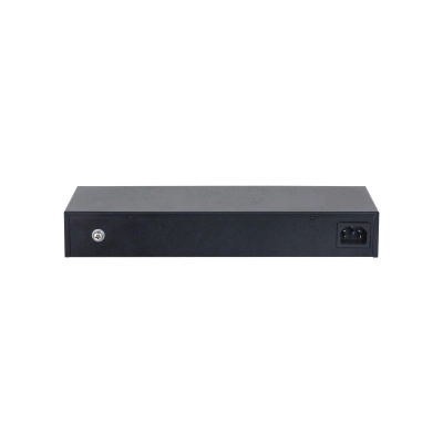 Dahua dh-s3024-24gt - switch gigabit de 24 puertos no administrable, capa 2, carcasa metálica, switching de 48g, tasa de reenvío de 35.7 mbps, memoria buffer de 8.4mb, y protección avanzada contra descargas.