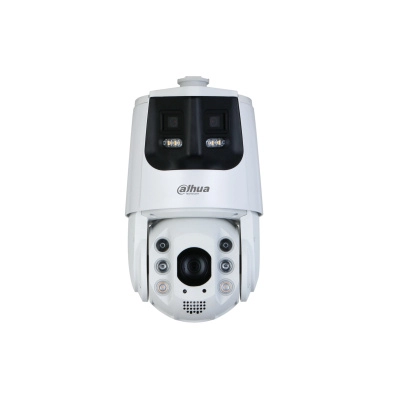 Dahua dh-sdt6c432-4p-gb-apv-0280 de 4mp con visión 180°, zoom óptico 32x y starlight. cuenta con multivisión iluminador dual ir 200m, auto-tracking protección perimetral, detección facial y disuasión activa con sirena y estrobo. ip66.