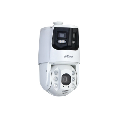 Dahua dh-sdt6c432-4p-gb-apv-0280 de 4mp con visión 180°, zoom óptico 32x y starlight. cuenta con multivisión iluminador dual ir 200m, auto-tracking protección perimetral, detección facial y disuasión activa con sirena y estrobo. ip66.